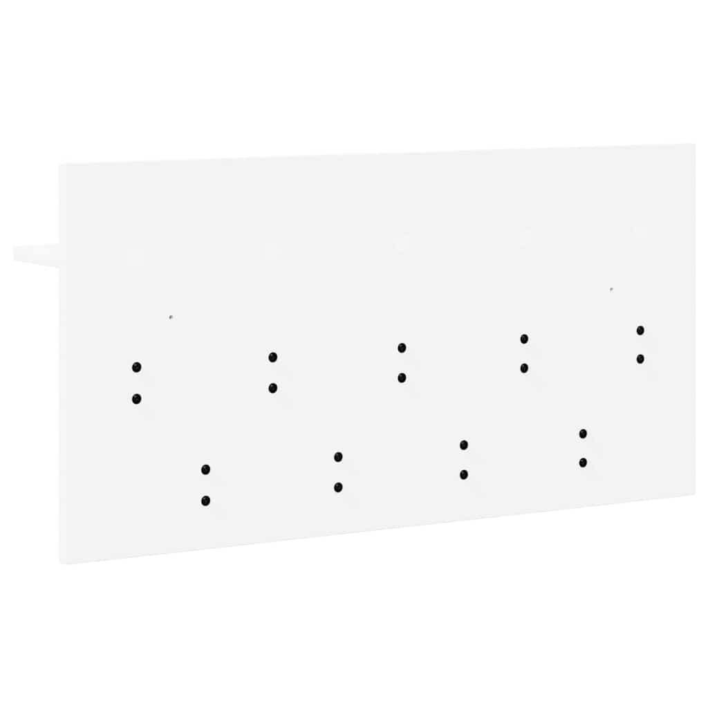 Wall-Mounted Coat Rack Wall-Mounted White 80 x 40 x 12 cm