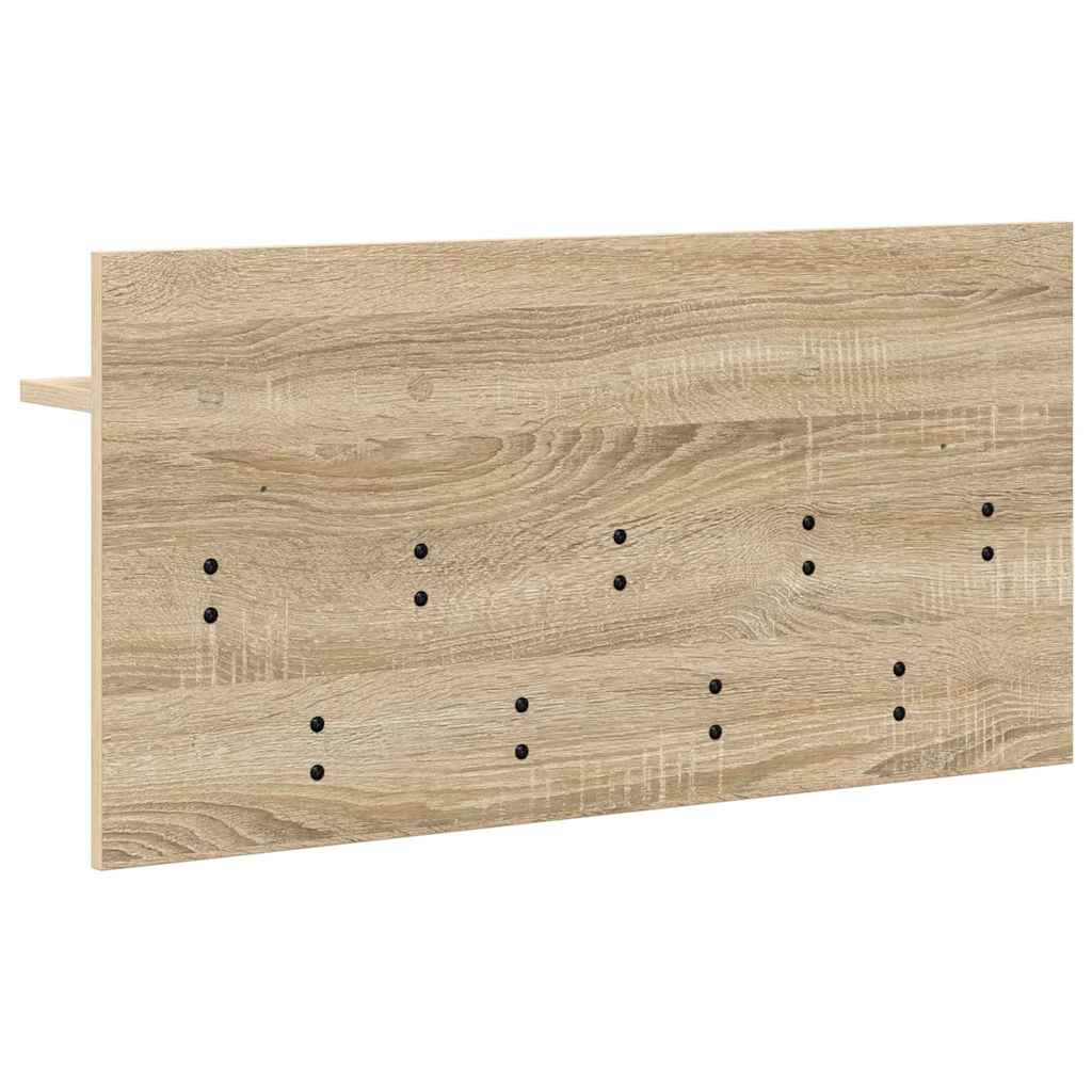 Wall-Mounted Coat Rack Wall-Mounted Sonoma Oak 80 x 40 x 12 cm