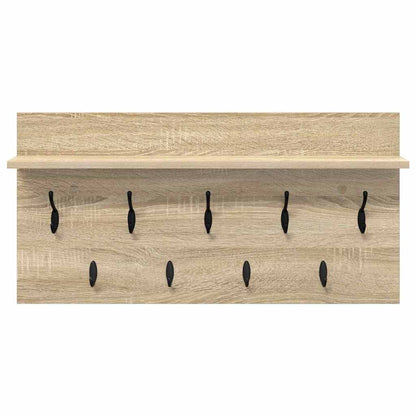 Wall-Mounted Coat Rack Wall-Mounted Sonoma Oak 80 x 40 x 12 cm
