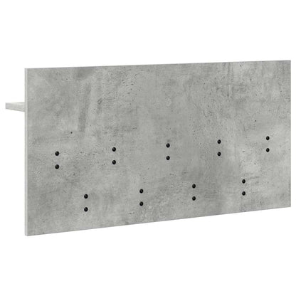Wall-Mounted Coat Rack Wall-Mounted Concrete Grey