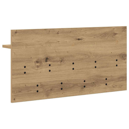 Wall-Mounted Coat Rack with Shelf Artisan Oak 80 x 40 x 12 cm