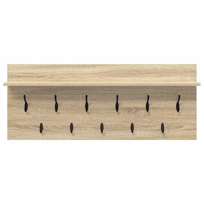 Wall-Mounted Coat Rack Wall-Mounted Sonoma Oak 100 x 40 x 12 cm
