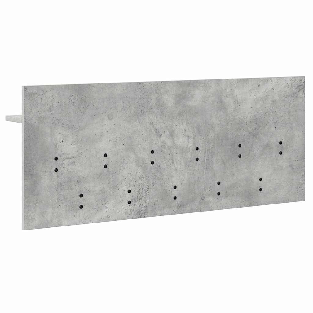 Wall-Mounted Coat Rack Wall-Mounted Concrete Grey