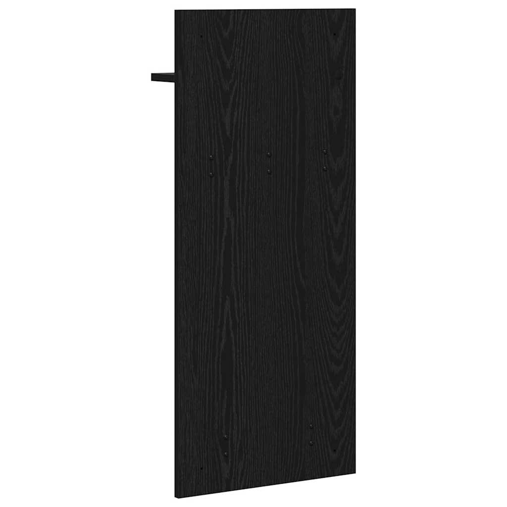 Wall-Mounted Coat Rack Wall-Mounted Black Oak 40 x 10 x 90 cm