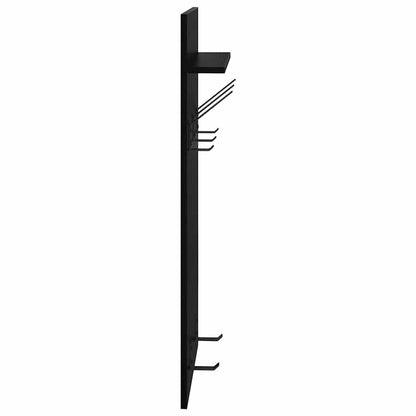 Wall-Mounted Coat Rack Wall-Mounted Black Oak 40 x 10 x 90 cm