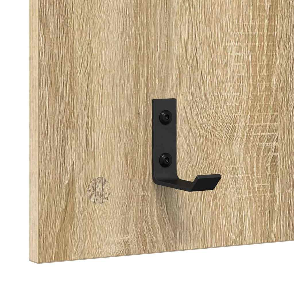 Wall-Mounted Coat Rack Wall-Mounted Sonoma Oak 40 x 10 x 90 cm