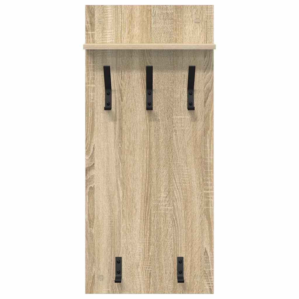 Wall-Mounted Coat Rack Wall-Mounted Sonoma Oak 40 x 10 x 90 cm