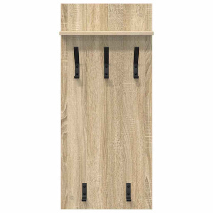 Wall-Mounted Coat Rack Wall-Mounted Sonoma Oak 40 x 10 x 90 cm