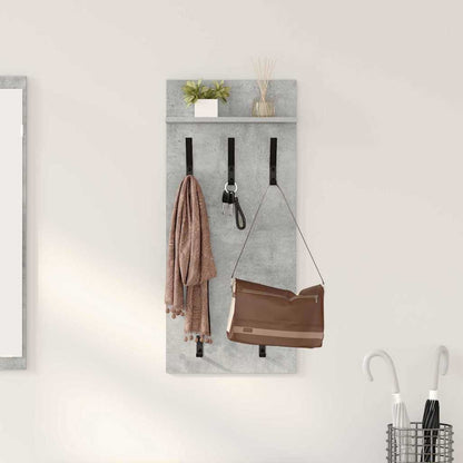 Wall-Mounted Coat Rack Wall-Mounted Concrete Grey