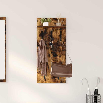 Wall-Mounted Coat Rack Wall-Mounted Smoked Oak 40 x 10 x 90 cm