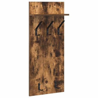Wall-Mounted Coat Rack Wall-Mounted Smoked Oak 40 x 10 x 90 cm