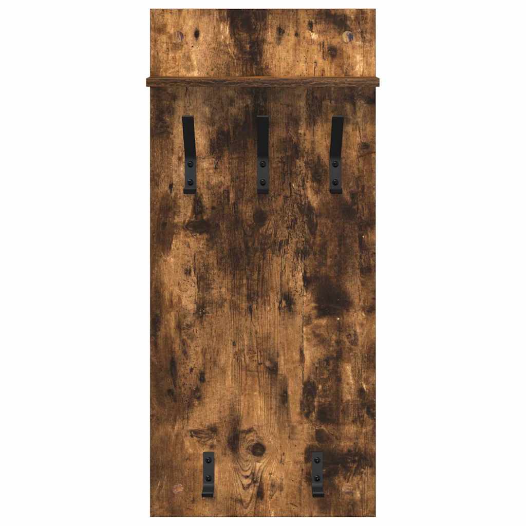 Wall-Mounted Coat Rack Wall-Mounted Smoked Oak 40 x 10 x 90 cm