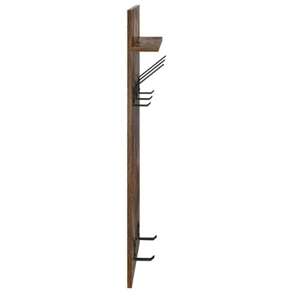 Wall-Mounted Coat Rack Wall-Mounted Smoked Oak 40 x 10 x 90 cm