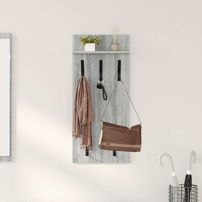 Wall-Mounted Coat Rack Wall-Mounted Grey Sonoma 40 x 10 x 90 cm