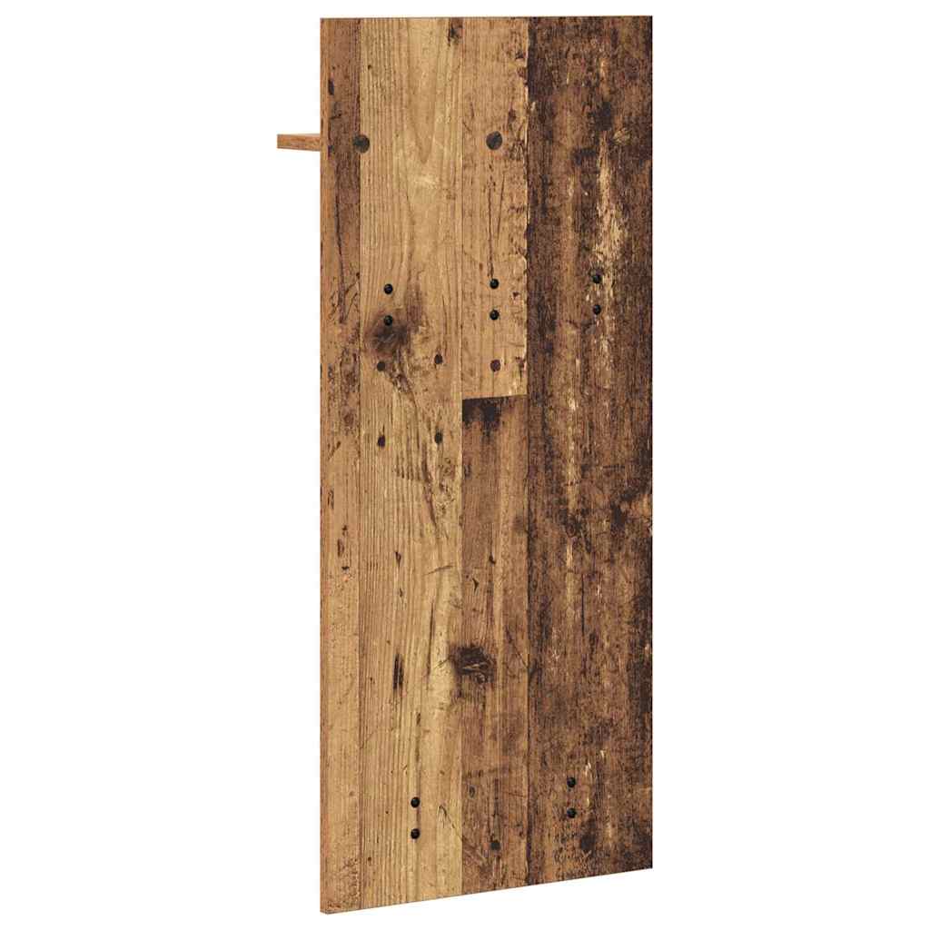 Wall-Mounted Coat Rack Old Wood 40 x 10 x 90 cm Engineered wood