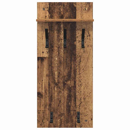 Wall-Mounted Coat Rack Old Wood 40 x 10 x 90 cm Engineered wood