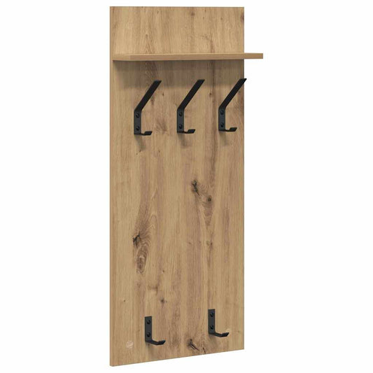 Wall-Mounted Coat Rack Wall-Mounted Artisan Oak 40 x 10 x 90 cm