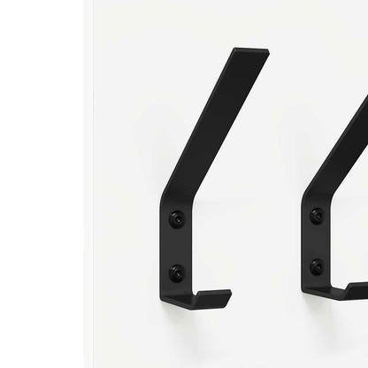 Wall-Mounted Coat Rack White 20 x 1.5 x 100 cm Engineered wood