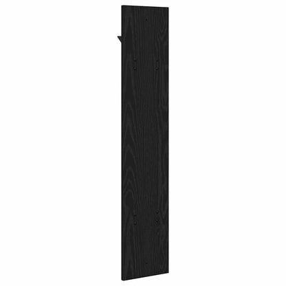 Wall-Mounted Coat Rack Wall-Mounted Black Oak 20 x 1.5 x 100 cm