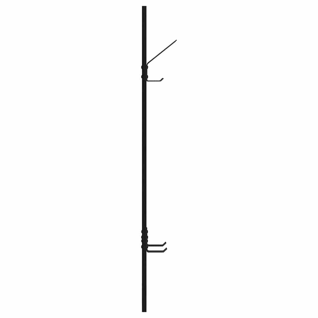 Wall-Mounted Coat Rack Wall-Mounted Black Oak 20 x 1.5 x 100 cm