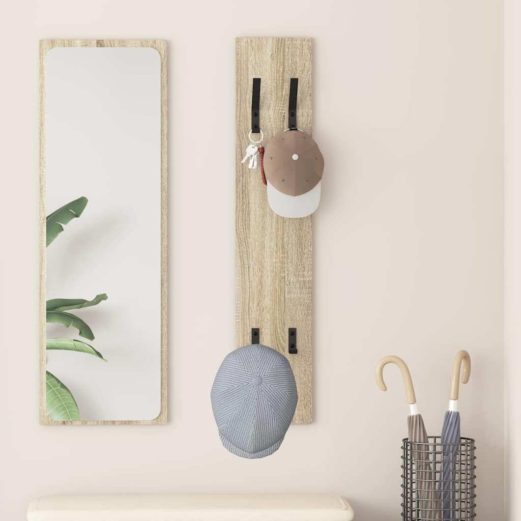Wall-Mounted Coat Rack Wall-Mounted Sonoma Oak Engineered wood