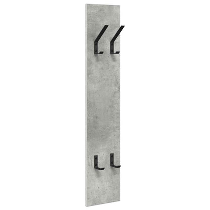 Wall-Mounted Coat Rack Wall-Mounted Concrete Grey
