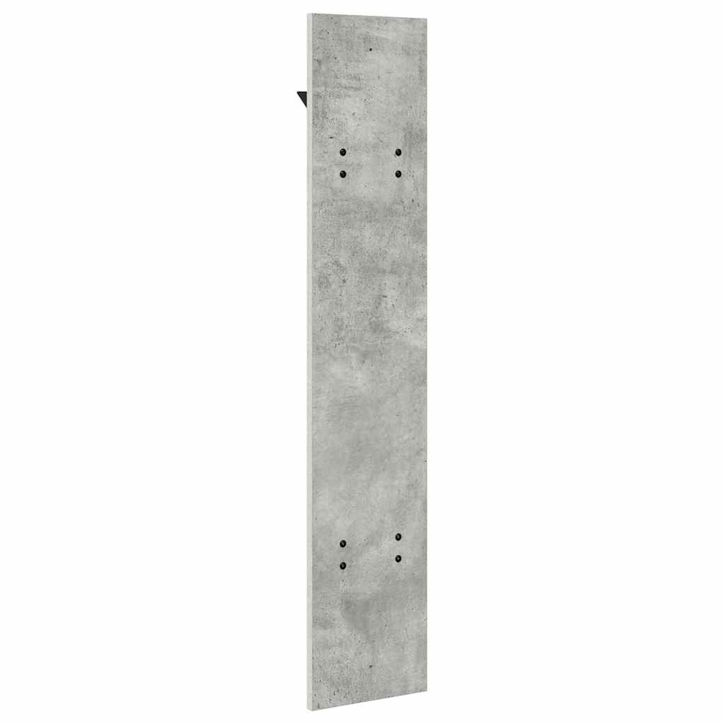Wall-Mounted Coat Rack Wall-Mounted Concrete Grey
