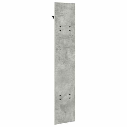 Wall-Mounted Coat Rack Wall-Mounted Concrete Grey