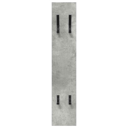 Wall-Mounted Coat Rack Wall-Mounted Concrete Grey