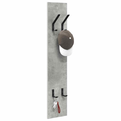 Wall-Mounted Coat Rack Wall-Mounted Concrete Grey