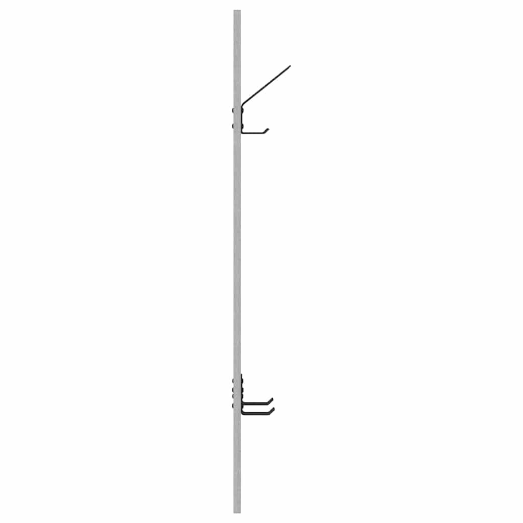 Wall-Mounted Coat Rack Wall-Mounted Concrete Grey