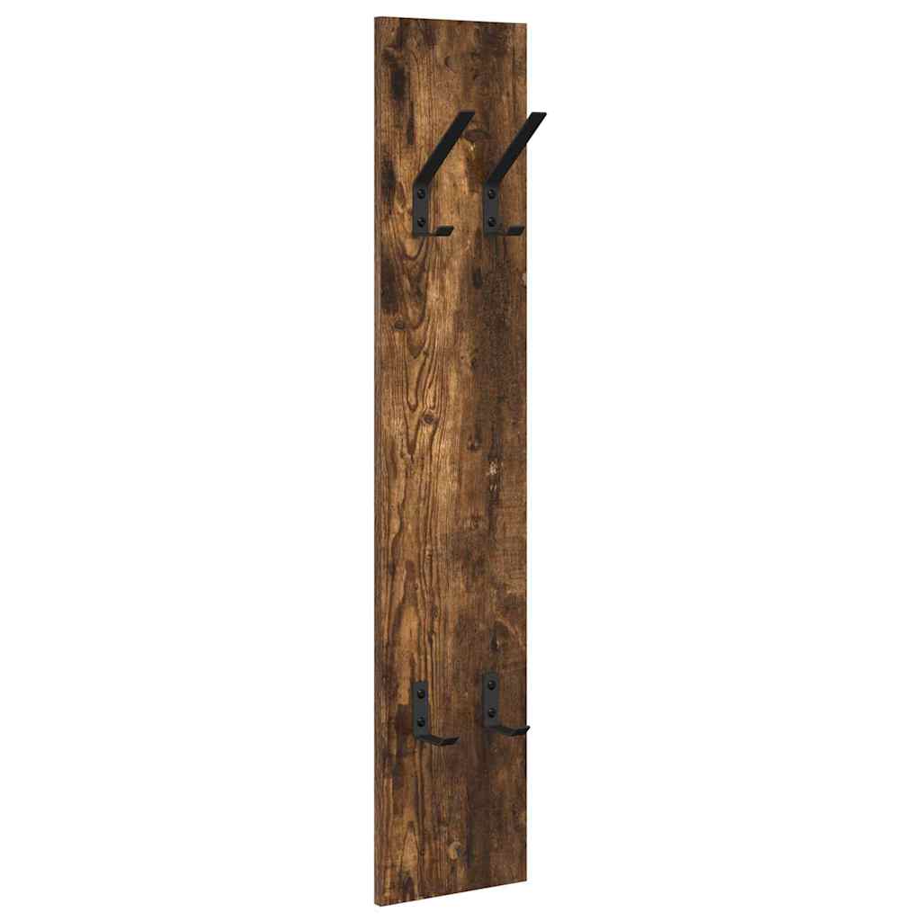 Wall-Mounted Coat Rack Wall-Mounted Smoked Oak Engineered wood