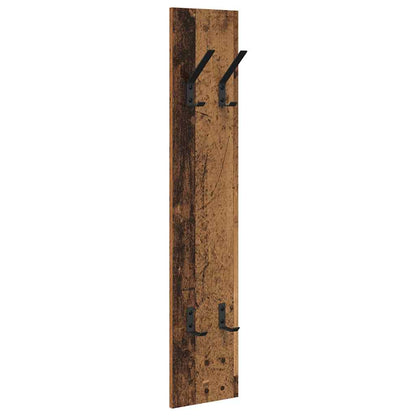 Wall-Mounted Coat Rack Wall-mounted Old Wood 20 x 1.5 x 100 cm