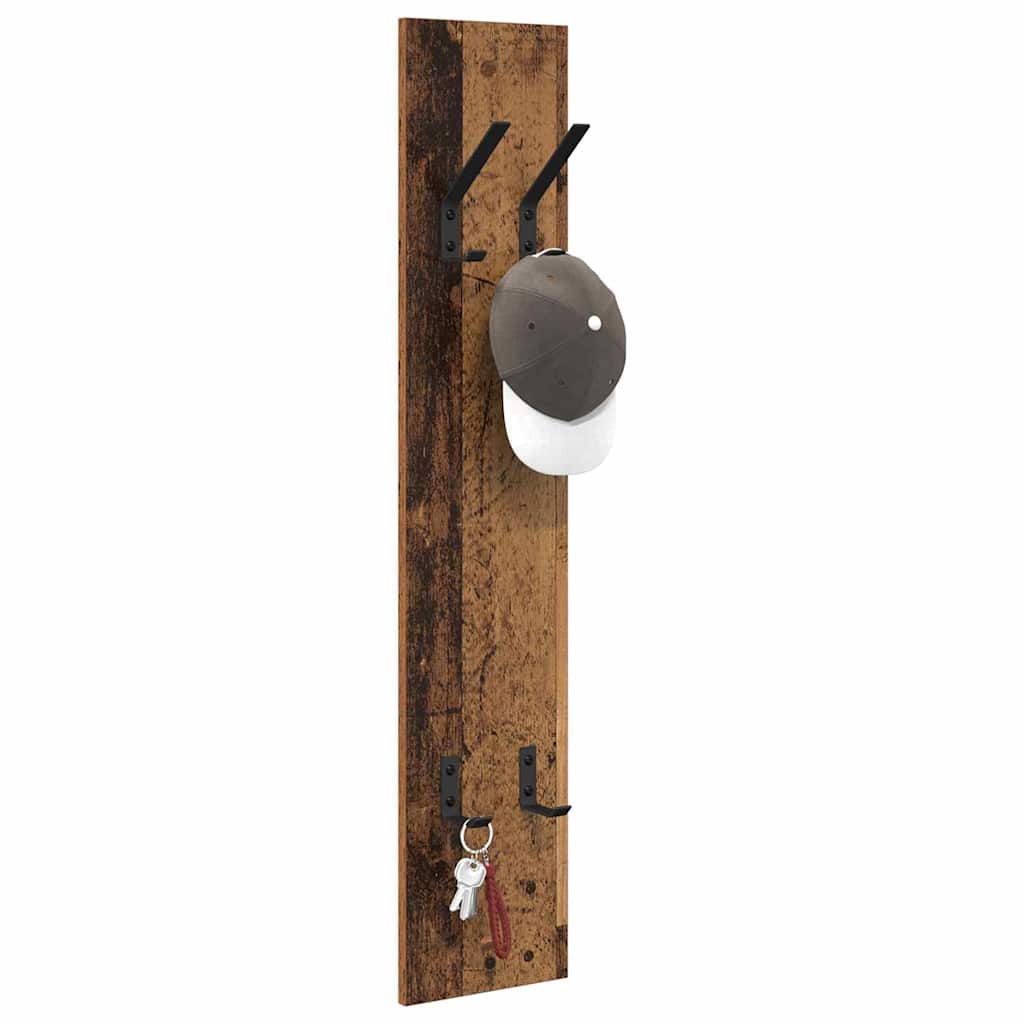 Wall-Mounted Coat Rack Wall-mounted Old Wood 20 x 1.5 x 100 cm
