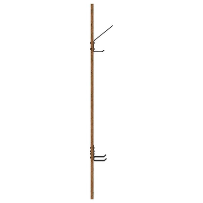 Wall-Mounted Coat Rack Wall-mounted Old Wood 20 x 1.5 x 100 cm