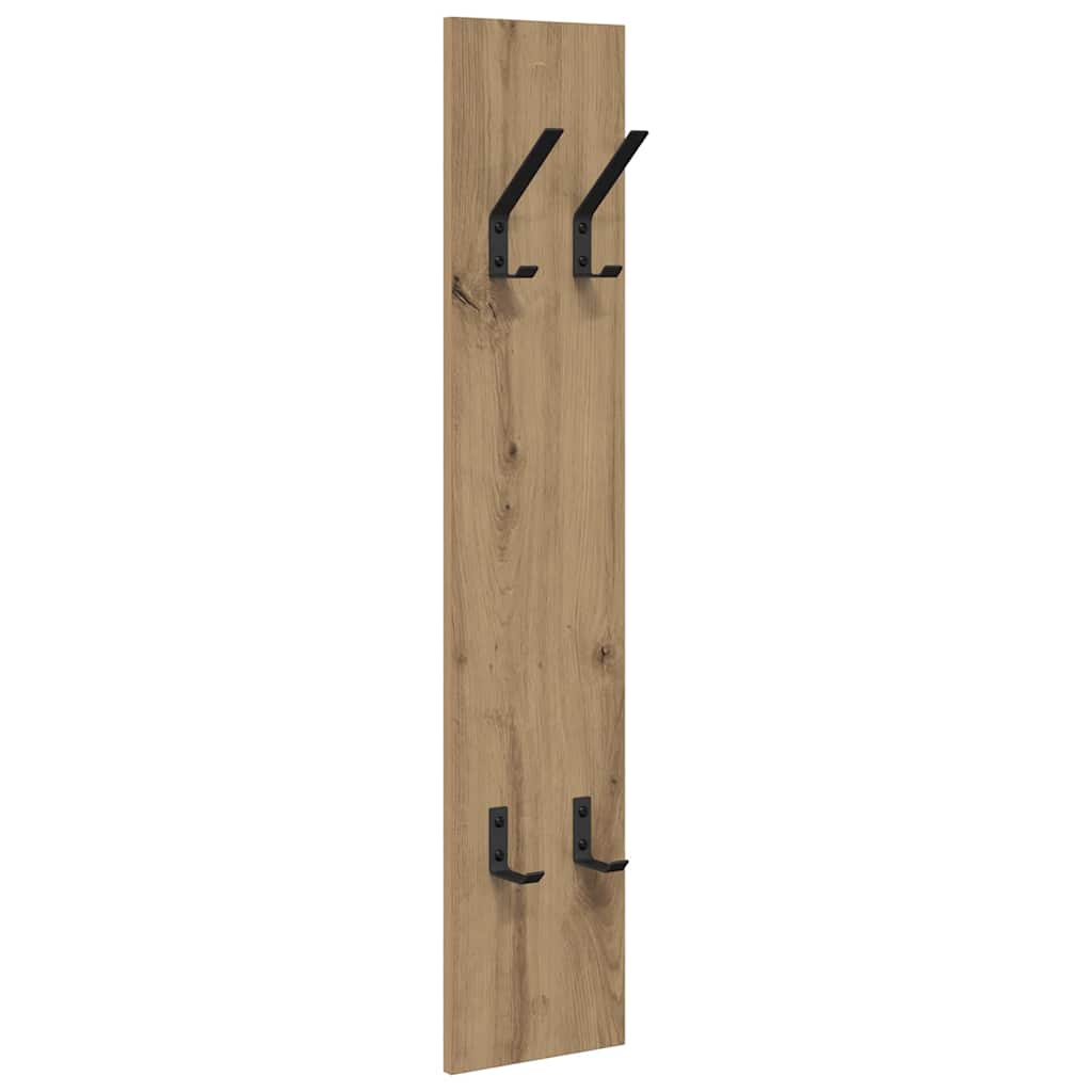 Wall-Mounted Coat Rack Artisan Oak 20 x 1.5 x 100 cm