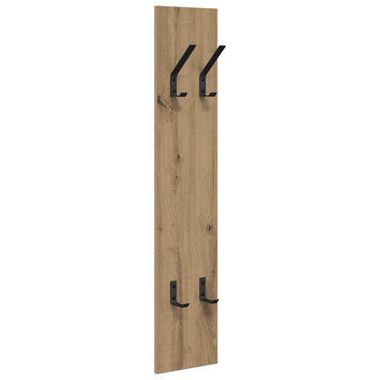 Wall-Mounted Coat Rack Artisan Oak 20 x 1.5 x 100 cm