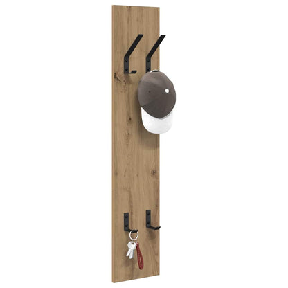 Wall-Mounted Coat Rack Artisan Oak 20 x 1.5 x 100 cm