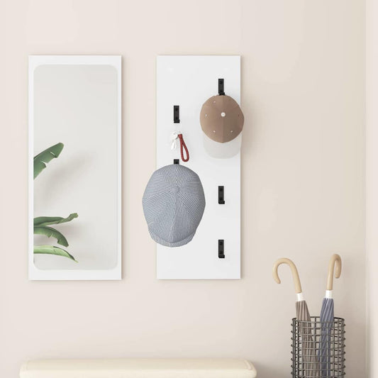 Wall-Mounted Coat Rack Wall-Mounted White 30 x 1.5 x 80 cm