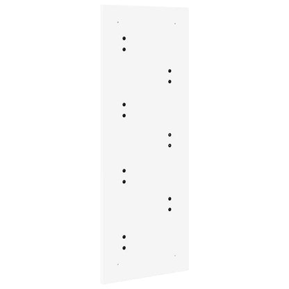 Wall-Mounted Coat Rack White 30 x 1.5 x 80 cm Engineered wood