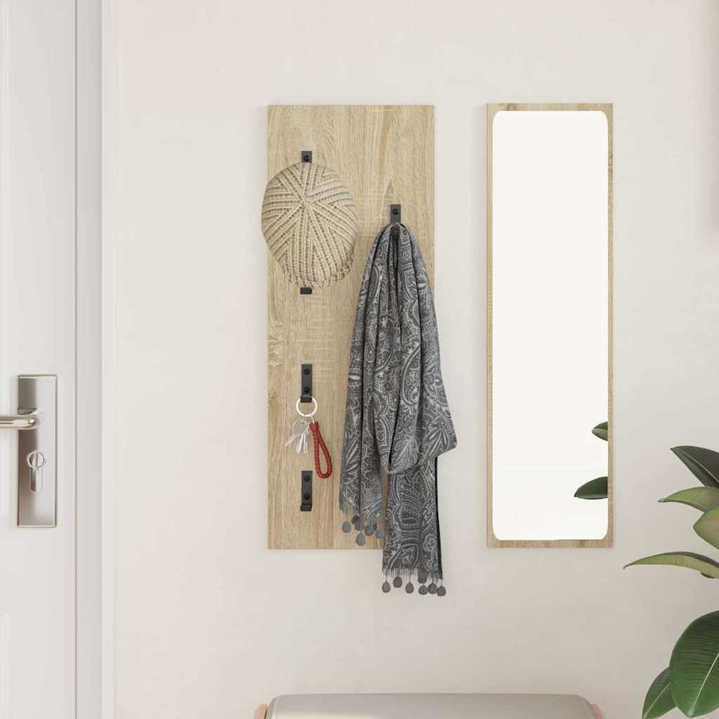 Wall-Mounted Coat Rack Wall-Mounted Sonoma Oak 30 x 1.5 x 80 cm