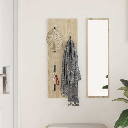Wall-Mounted Coat Rack Wall-Mounted Sonoma Oak 30 x 1.5 x 80 cm