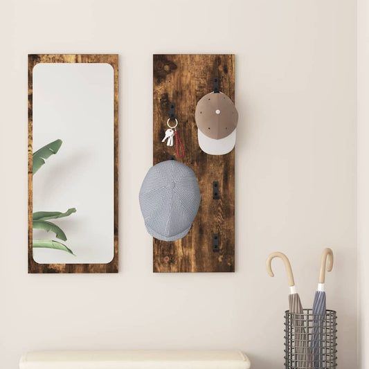 Wall-Mounted Coat Rack Wall-mounted Smoked Oak 30 x 1.5 x 80 cm