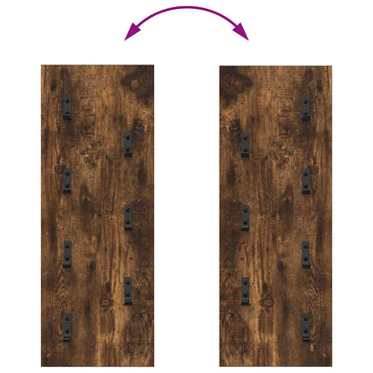 Wall-Mounted Coat Rack Wall-Mounted Smoked Oak 30 x 1.5 x 80 cm