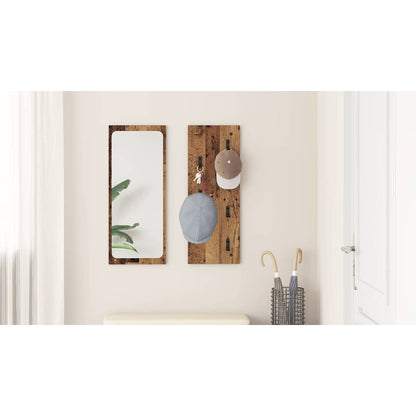 Wall-Mounted Coat Rack Wall-mounted Old Wood 30 x 1.5 x 80 cm