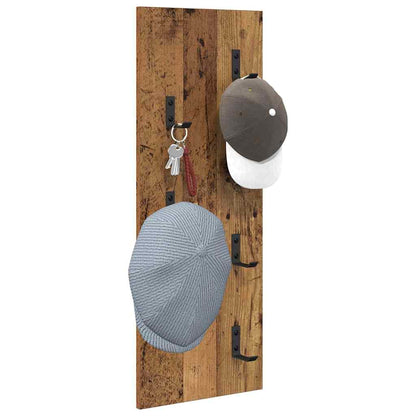 Wall-Mounted Coat Rack Wall-mounted Old Wood 30 x 1.5 x 80 cm