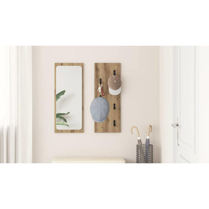 Wall-Mounted Coat Rack Artisan Oak 30 x 1.5 x 80 cm