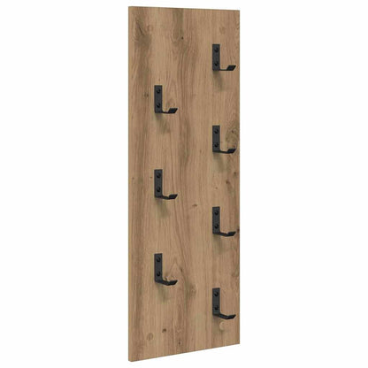 Wall-Mounted Coat Rack Artisan Oak 30 x 1.5 x 80 cm