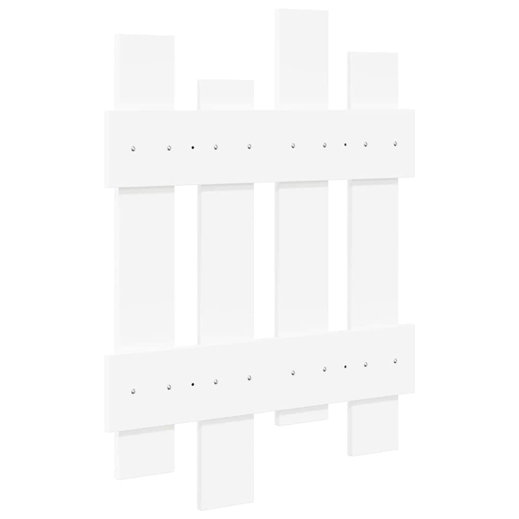 Wall-Mounted Coat Rack Wall-Mounted White 60 x 3 x 82 cm