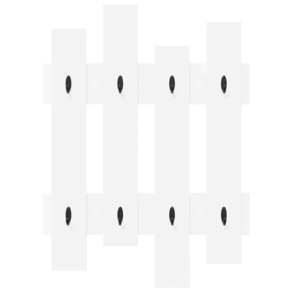 Wall-Mounted Coat Rack Wall-Mounted White 60 x 3 x 82 cm